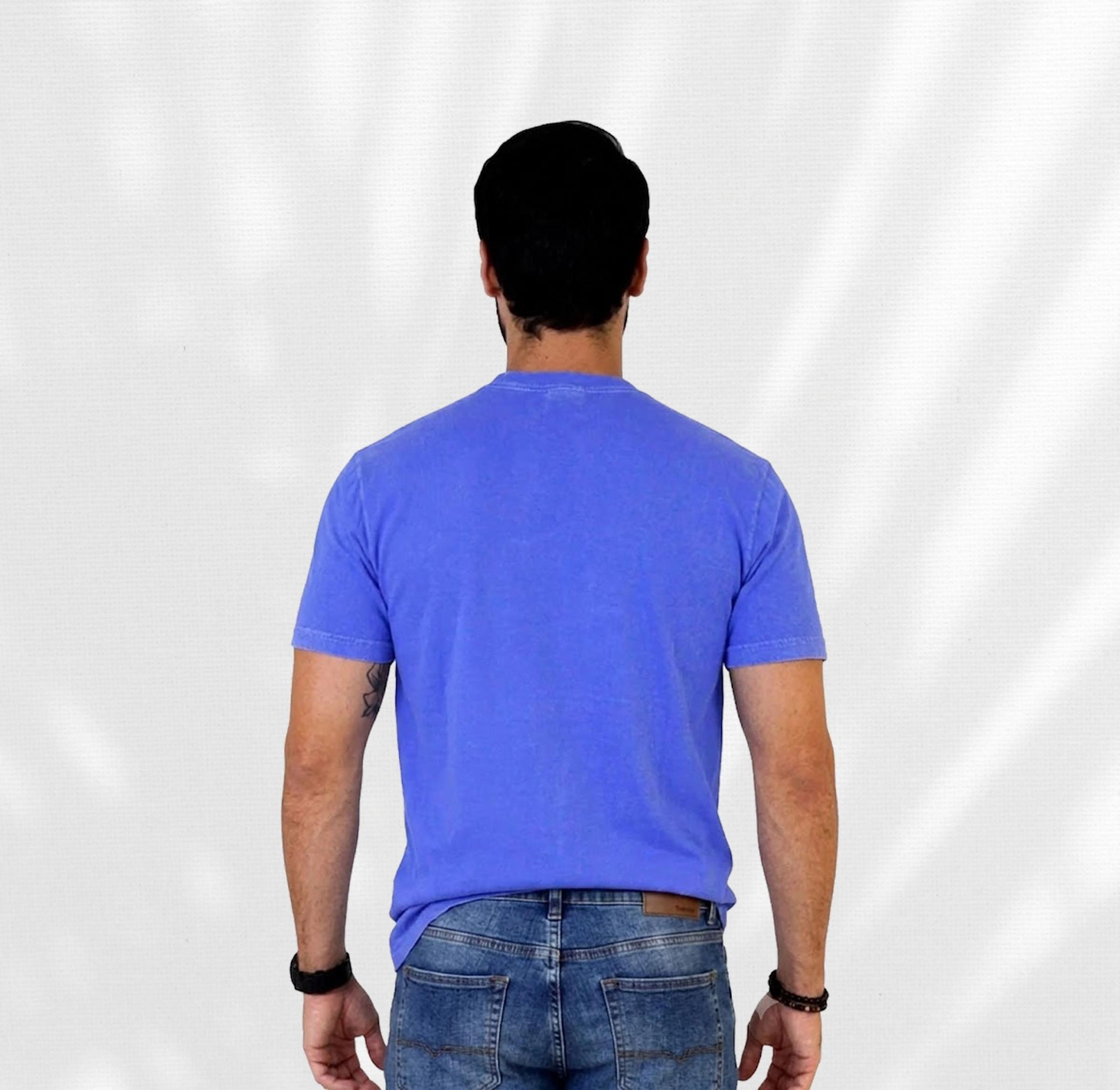 Surface Dyed Tee — Navy view 1